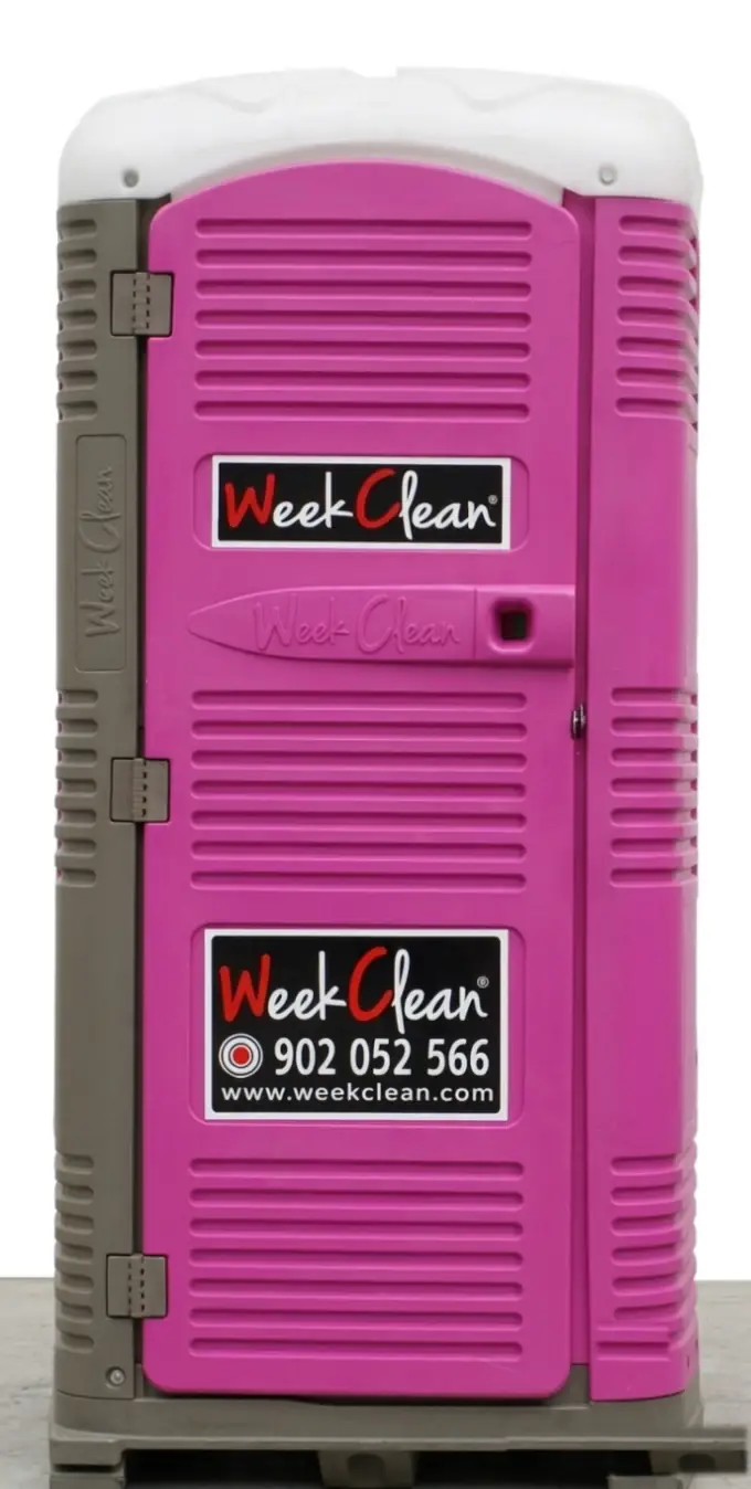 Cabina sanitaria WeekClean — vista exterior